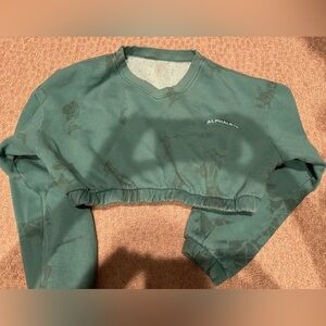 Alphalete cropped sweater